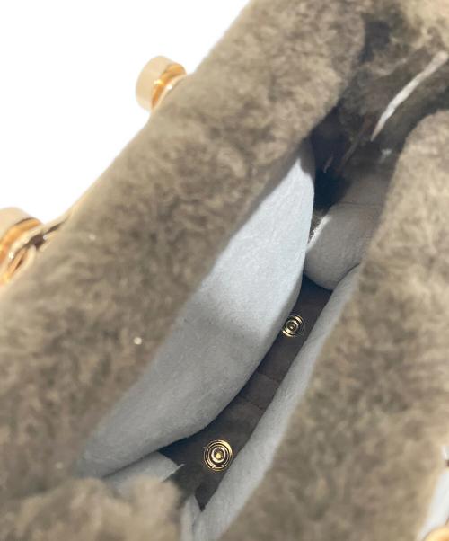 ZANCHETTI（ザンケッティー）ZANCHETTI (ザンケッティー) MARKET BAG　エコファーショルダーバッグ ブラウンの古着・服飾アイテム