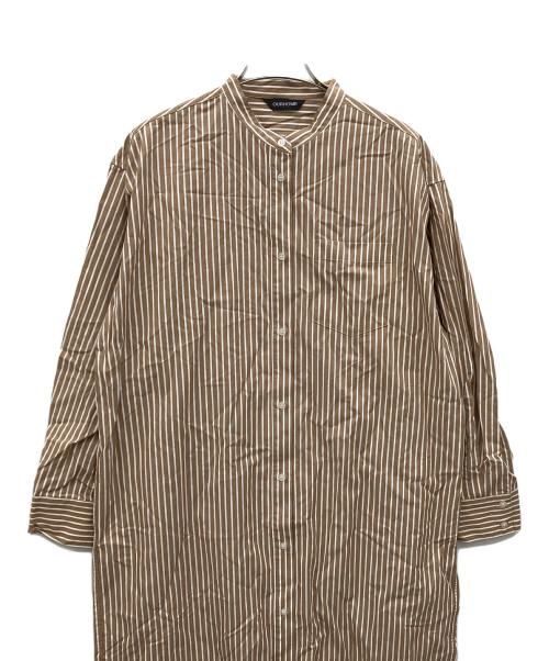 ourhome（アワホーム）ourhome (アワホーム) LEE別注 播州織のベーシックシャツ ブラウン サイズ:Fの古着・服飾アイテム