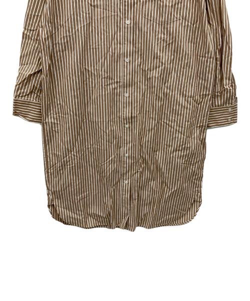 ourhome（アワホーム）ourhome (アワホーム) LEE別注 播州織のベーシックシャツ ブラウン サイズ:Fの古着・服飾アイテム