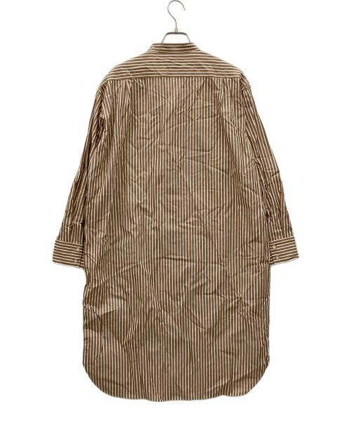 ourhome（アワホーム）ourhome (アワホーム) LEE別注 播州織のベーシックシャツ ブラウン サイズ:Fの古着・服飾アイテム