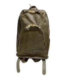 Herz（ヘルツ）の古着「Wファスナー・ロケットリュック」｜グリーン