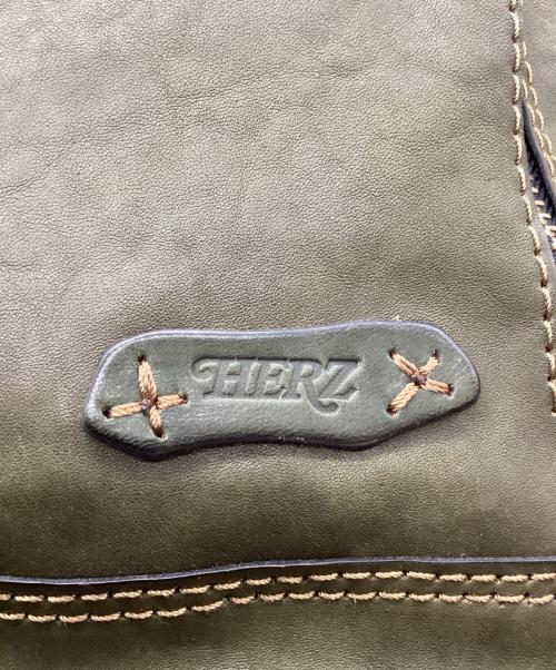 Herz（ヘルツ）Herz (ヘルツ) Wファスナー・ロケットリュック グリーンの古着・服飾アイテム