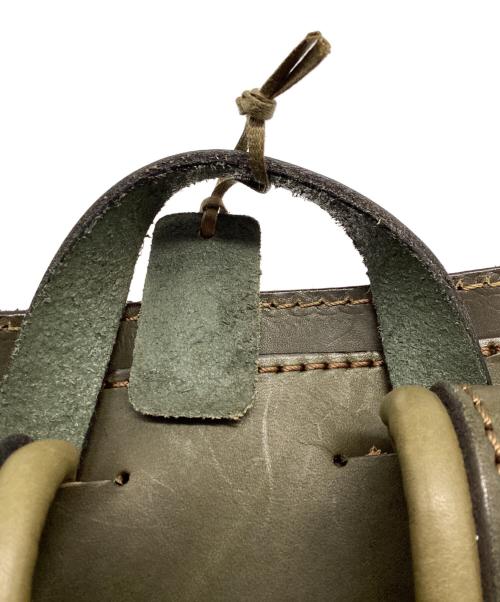 Herz（ヘルツ）Herz (ヘルツ) Wファスナー・ロケットリュック グリーンの古着・服飾アイテム