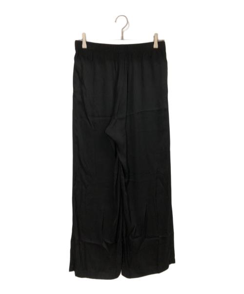 MUSE de Deuxieme Classe（ミューズ ドゥーズィエム クラス）MUSE de Deuxieme Classe (ミューズ ドゥーズィエム クラス) SILK SATIN EASY パンツ ブラック サイズ:36の古着・服飾アイテム