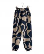 by Parraバイパラ）の古着「Zoom Winds Track Pants」｜ネイビー×ベージュ