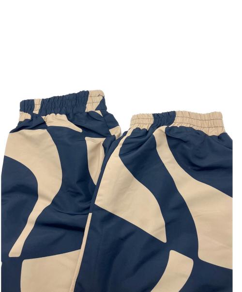 by Parra（バイパラ）By Parra (バイパラ) Zoom Winds Track Pants ネイビー×ベージュ サイズ:Sの古着・服飾アイテム