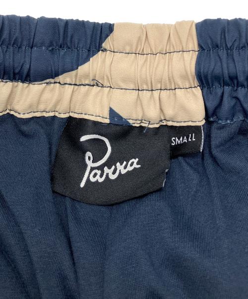 by Parra（バイパラ）By Parra (バイパラ) Zoom Winds Track Pants ネイビー×ベージュ サイズ:Sの古着・服飾アイテム