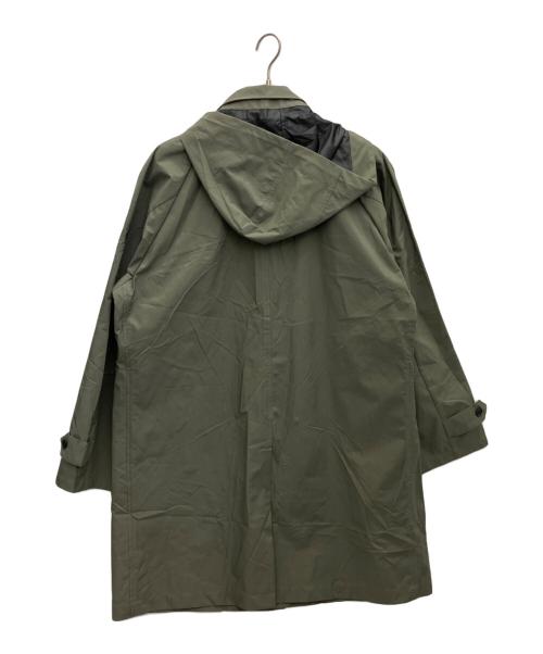 B:MING by BEAMS（ビーミングバイビームス）B:MING by BEAMS (ビーミングバイビームス) 3レイヤーフードステンカラーコート オリーブ サイズ:SIZEXLの古着・服飾アイテム