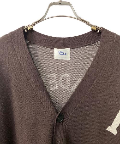 ST.JOHN 3rd club（セントジョンズサードクラブ）ST.JOHN 3rd club (セントジョンズサードクラブ) FRAMeWORK (フレームワーク) PHILADELPHIA Vネックニットカーディガン ブラウン サイズ:FREEの古着・服飾アイテム