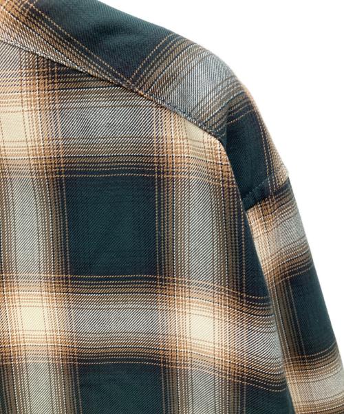 Spick and Span（スピック＆スパン）Spick and Span (スピック＆スパン) TRツイルチェックルーズシャツ オリーブ サイズ:F 未使用品の古着・服飾アイテム