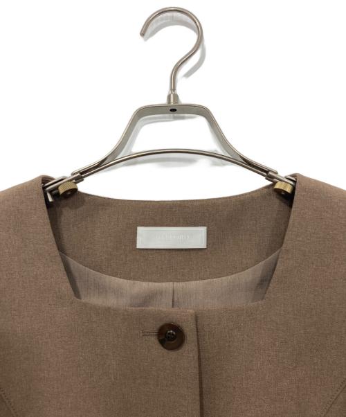 CELFORD（セルフォード）CELFORD (セルフォード) ペプラムベスト ブラウン サイズ:36の古着・服飾アイテム