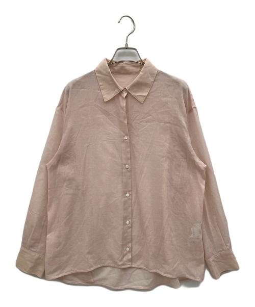 JOURNAL STANDARD（ジャーナルスタンダード）JOURNAL STANDARD (ジャーナルスタンダード) 2WAYシアービッグシャツ ピンク サイズ:Fの古着・服飾アイテム