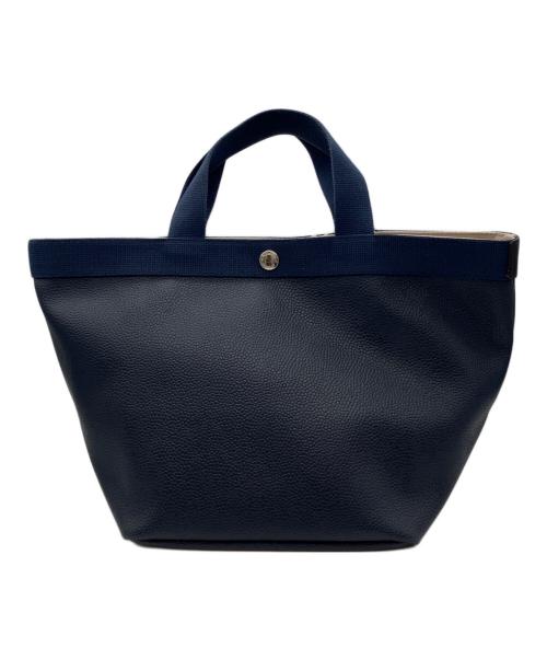 Herve Chapelier（エルベシャプリエ）Herve Chapelier (エルベシャプリエ) リュクス舟型トートM ネイビー×ネイビーの古着・服飾アイテム