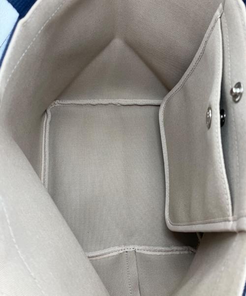 Herve Chapelier（エルベシャプリエ）Herve Chapelier (エルベシャプリエ) リュクス舟型トートM ネイビー×ネイビーの古着・服飾アイテム