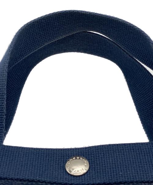 Herve Chapelier（エルベシャプリエ）Herve Chapelier (エルベシャプリエ) リュクス舟型トートM ネイビー×ネイビーの古着・服飾アイテム