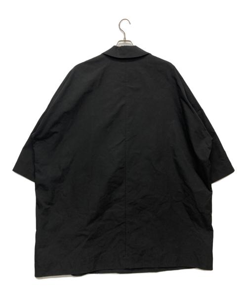FRAMeWORK（フレームワーク）FRAMeWORK (フレームワーク) 撥水ポンチョトレンチコート ブラック サイズ:36の古着・服飾アイテム