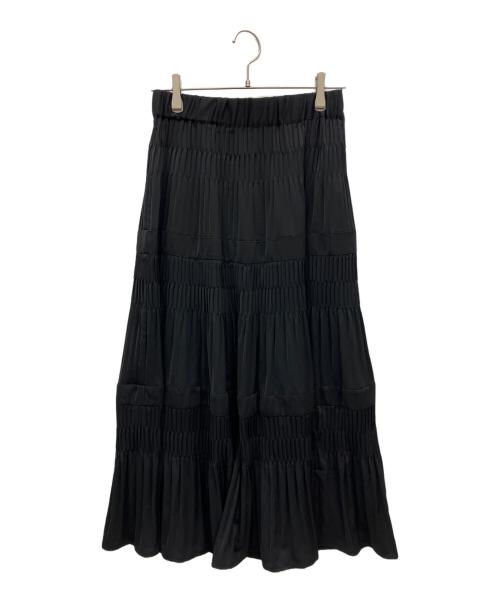 JOURNAL STANDARD（ジャーナルスタンダード）JOURNAL STANDARD (ジャーナルスタンダード) ミニプリーツティアードスカート ブラック サイズ:38の古着・服飾アイテム
