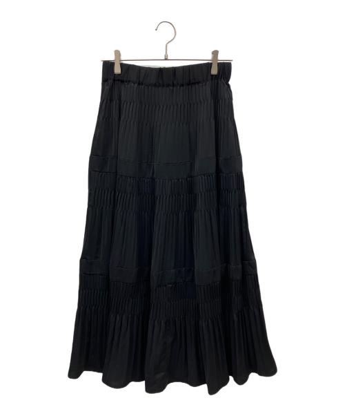 JOURNAL STANDARD（ジャーナルスタンダード）JOURNAL STANDARD (ジャーナルスタンダード) ミニプリーツティアードスカート ブラック サイズ:38の古着・服飾アイテム