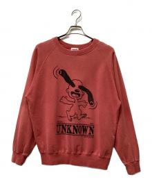 TAPPEI×shutter tokyo（タッペイ）の古着「別注UNKNOWN SWEAT SHIRTS」｜レッド