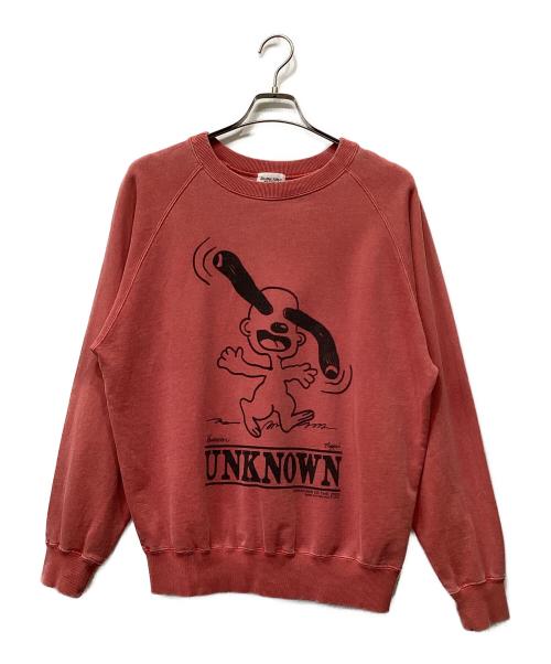 TAPPEI（タッペイ）TAPPEI (タッペイ) shutter tokyo 別注UNKNOWN SWEAT SHIRTS レッド サイズ:Mの古着・服飾アイテム