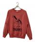 TAPPEI（タッペイ）の古着「別注UNKNOWN SWEAT SHIRTS」｜レッド