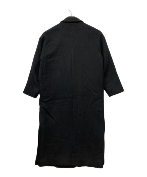 RIM.ARK（リムアーク）RIM.ARK (リムアーク) Double breast maxi CT/ダブルブレストマキシコート ブラック サイズ:38の古着・服飾アイテム
