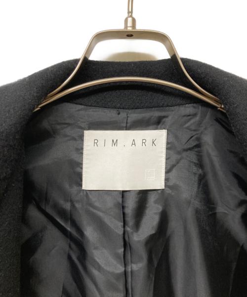 RIM.ARK（リムアーク）RIM.ARK (リムアーク) Double breast maxi CT/ダブルブレストマキシコート ブラック サイズ:38の古着・服飾アイテム
