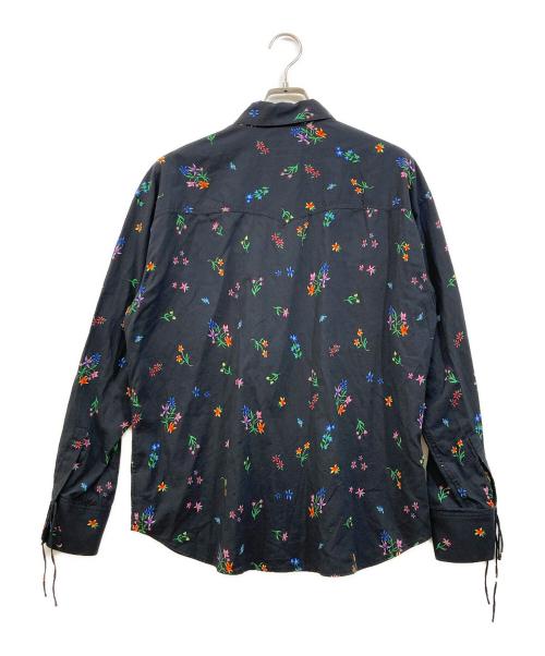 Margaux（マルゴー）Margaux (マルゴー) SLOBE IENA (スローブ イエナ) flower western シャツ ブラック サイズ:表記なしの古着・服飾アイテム