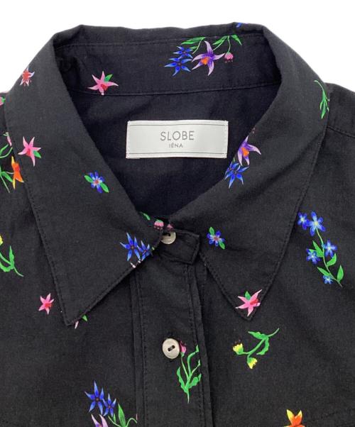 Margaux（マルゴー）Margaux (マルゴー) SLOBE IENA (スローブ イエナ) flower western シャツ ブラック サイズ:表記なしの古着・服飾アイテム
