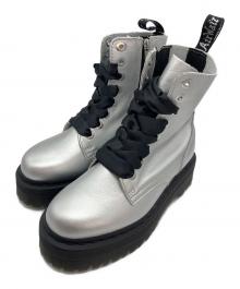 Dr.Martens（ドクターマーチン）の古着「JADON 8ホールブーツ」｜シルバー