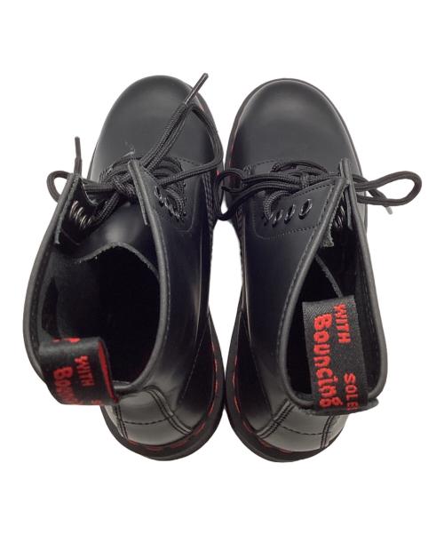 Dr.Martens（ドクターマーチン）Dr.Martens (ドクターマーチン) レッドステッチ8ホールブーツ ブラック サイズ:SIZE 5の古着・服飾アイテム