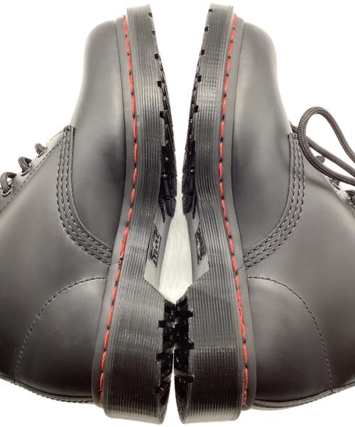 Dr.Martens（ドクターマーチン）Dr.Martens (ドクターマーチン) レッドステッチ8ホールブーツ ブラック サイズ:SIZE 5の古着・服飾アイテム