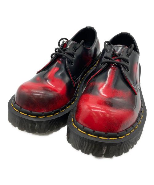 Dr.Martens（ドクターマーチン）Dr.Martens (ドクターマーチン) 3ホールシューズ レッド サイズ:5の古着・服飾アイテム