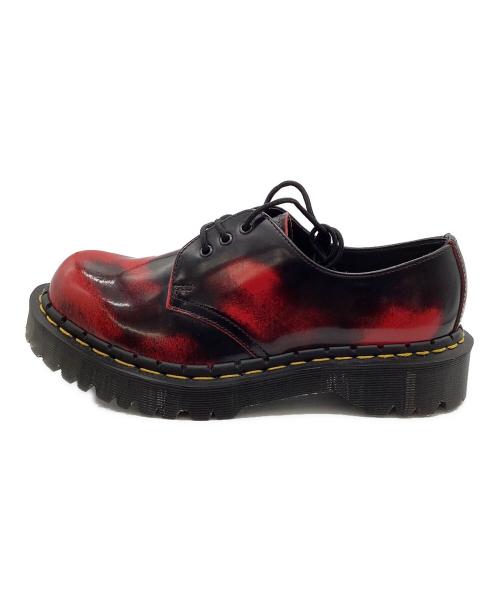 Dr.Martens（ドクターマーチン）Dr.Martens (ドクターマーチン) 3ホールシューズ レッド サイズ:5の古着・服飾アイテム