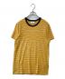 AMI Alexandre Mattiussi（アミアレクサンドルマテュッシ）の古着「Striped crewneck T-Shirt　E18J131.717」｜オレンジ