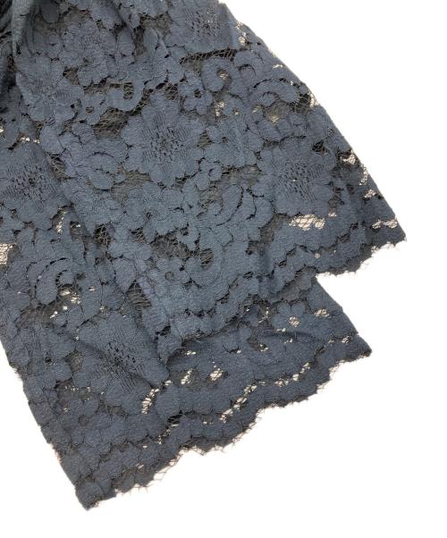 L'AVENTURE martinique（ラヴァチュール マルティニーク）L'AVENTURE martinique (ラヴァチュール マルティニーク) レースガウン ネイビー サイズ:2の古着・服飾アイテム