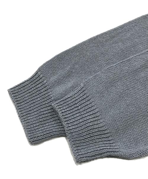 L'appartement（アパルトモン）L'appartement (アパルトモン) GENTLEMAN KNIT グレー サイズ:FREEの古着・服飾アイテム