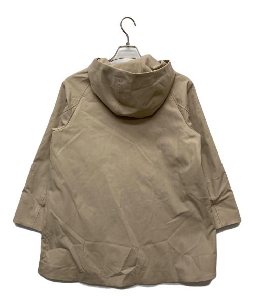 BETOUPE（ベトゥープ）BETOUPE (ベトゥープ) リサイクルツイルフーデットコート ベージュ サイズ:FREEの古着・服飾アイテム