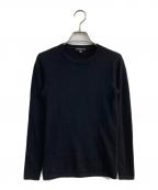 JAMES PERSEジェームスパース）の古着「クルーネックニット」｜ブラック