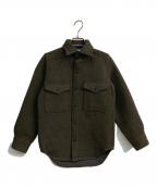 MADISON BLUEマディソンブルー）の古着「CPO SHIRT DOUBLE KERSEY　MB194-5033」｜オリーブ