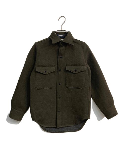 MADISON BLUE（マディソンブルー）MADISON BLUE (マディソンブルー) CPO SHIRT DOUBLE KERSEY　MB194-5033 オリーブ サイズ:00の古着・服飾アイテム