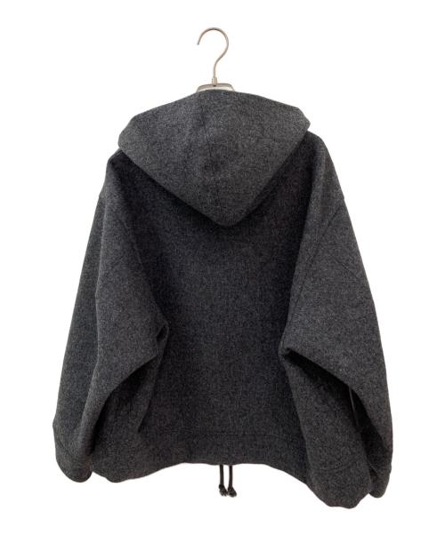 MADISON BLUE（マディソンブルー）MADISON BLUE (マディソンブルー) OVERSIZED HOODIE MELTON グレー サイズ:00の古着・服飾アイテム