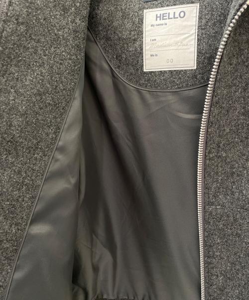 MADISON BLUE（マディソンブルー）MADISON BLUE (マディソンブルー) OVERSIZED HOODIE MELTON グレー サイズ:00の古着・服飾アイテム