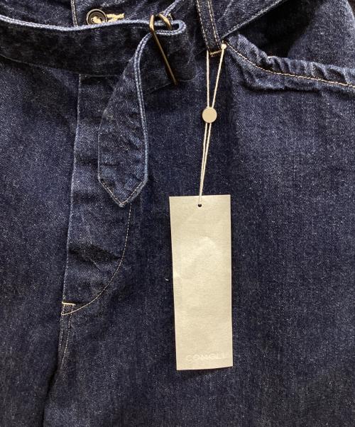 COMOLI（コモリ）COMOLI (コモリ) デニムベルテッドパンツ ネイビー サイズ:2の古着・服飾アイテム