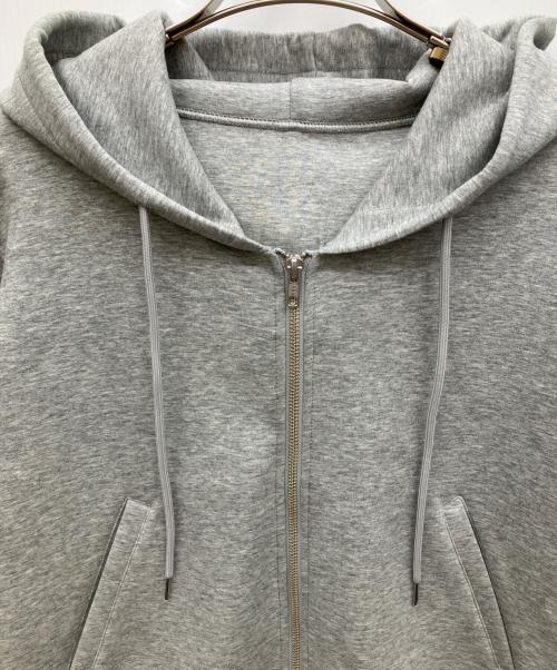 Spick and Span（スピック＆スパン）Spick and Span (スピック＆スパン) ストレッチジップフードパーカー グレー サイズ:Fの古着・服飾アイテム