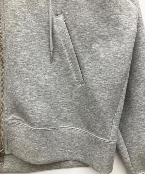 Spick and Span（スピック＆スパン）Spick and Span (スピック＆スパン) ストレッチジップフードパーカー グレー サイズ:Fの古着・服飾アイテム