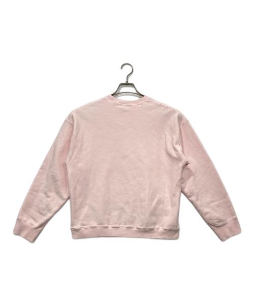 ATON（エイトン）ATON (エイトン) NATURAL DYED URAKE/ナチュラルダイ オーバーサイズ プルオーバー スウェット ピンク サイズ:00の古着・服飾アイテム