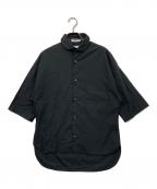 MADISON BLUEマディソンブルー）の古着「J.BRADLEY ROUND COLLAR SH」｜ブラック