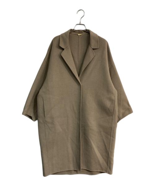 MUSE de Deuxieme Classe（ミューズ ドゥーズィエム クラス）MUSE de Deuxieme Classe (ミューズ ドゥーズィエム クラス) ウールアンゴラリバーコート　21020500402030 ベージュ サイズ:Freeの古着・服飾アイテム