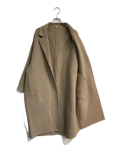 MUSE de Deuxieme Classe（ミューズ ドゥーズィエム クラス）MUSE de Deuxieme Classe (ミューズ ドゥーズィエム クラス) ウールアンゴラリバーコート　21020500402030 ベージュ サイズ:Freeの古着・服飾アイテム